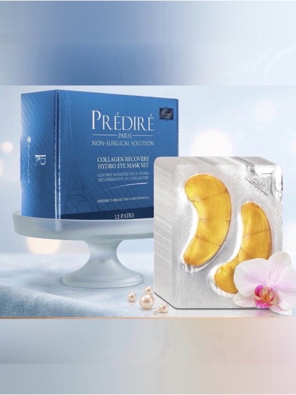 Predire Paris Collagen Anti-Aging Firming Hydro Eye Mask Set - Retail $750